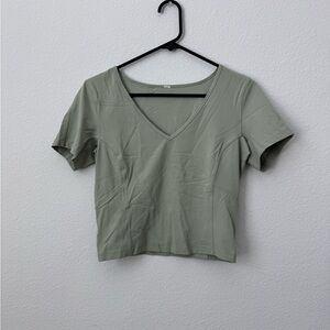 lululemon athletica align Sage V-Neck Short Sleeve Top